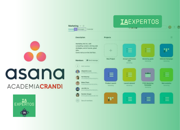 Asana organiza proyectos con IA para emprendedores 4 asana3